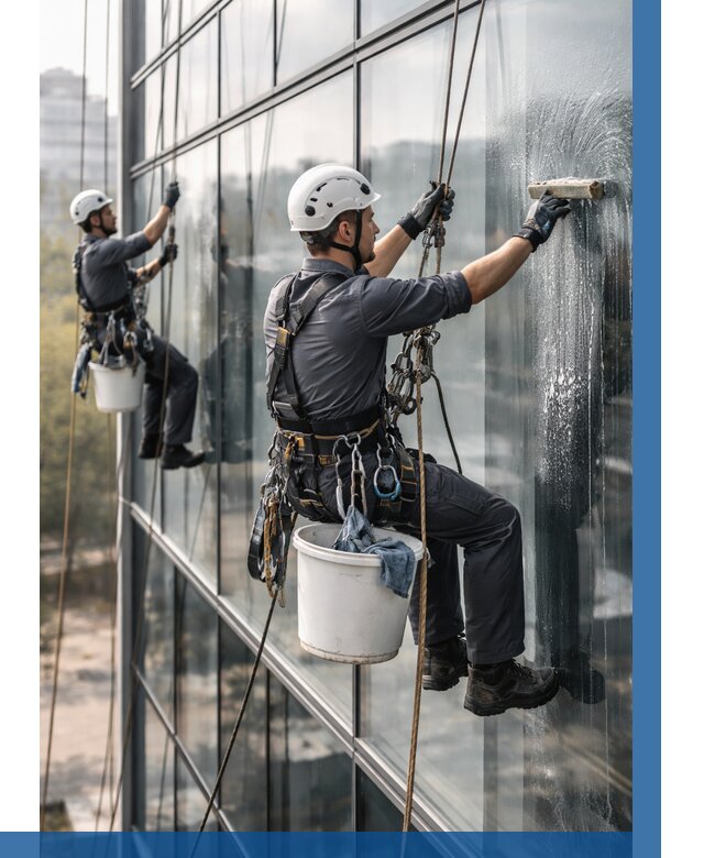 Мойка сплошного остекления в Когалыме, заказать от 310 р.| ВЫСОТНИК-Кгл