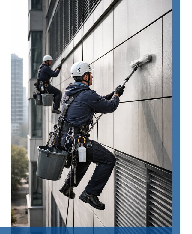 Мойка вентилируемого фасада в Когалыме от 258 р. | ВЫСОТНИК-Кгл