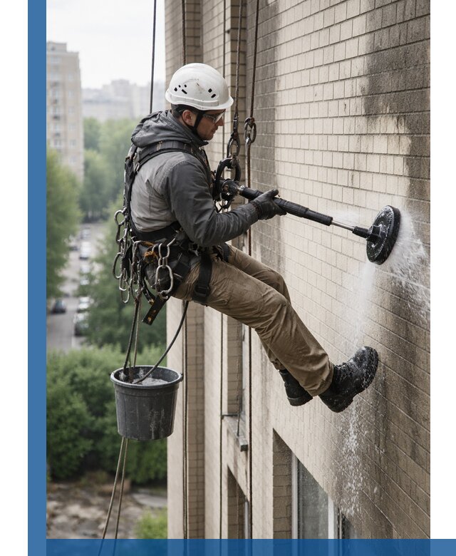 Очистка фасада от копоти в Когалыме профессионально и безопасно