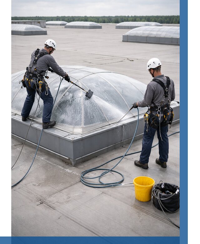 Мойка зенитных фонарей в Когалыме, заказать от 4652 р. | ВЫСОТНИК-Кгл