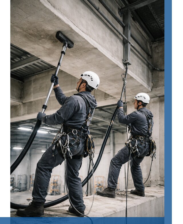 Обеспыливание потолочных конструкций в Когалыме от 258 р. |ВЫСОТНИК-Кгл