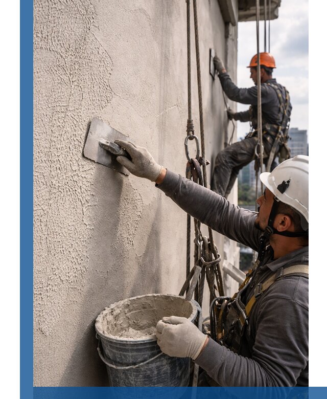 Декоративная штукатурка фасада с утеплением и защитой в Когалыме