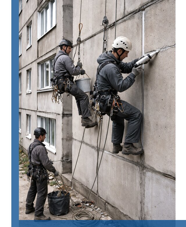 Герметизация межпанельных швов в Когалыме с гарантией герметичности