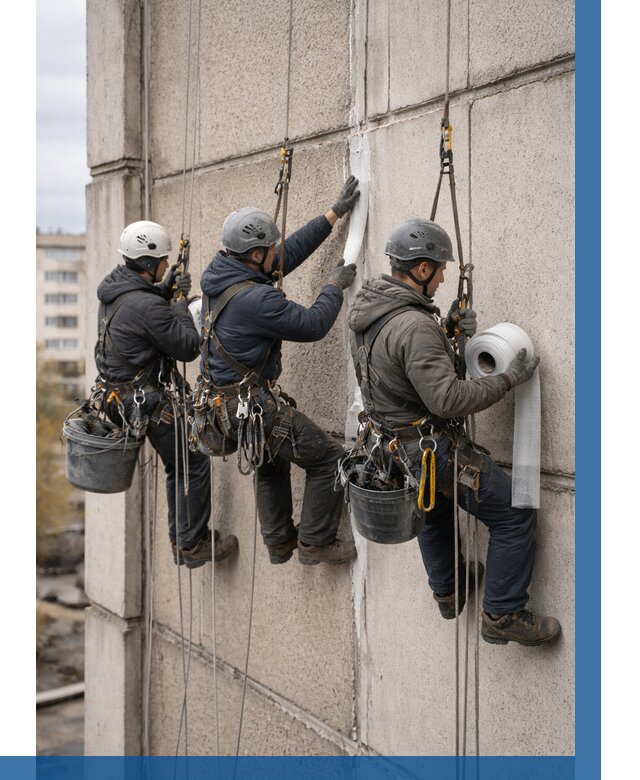 Ремонт межпанельных швов в Когалыме от 775 р. | ВЫСОТНИК-Кгл