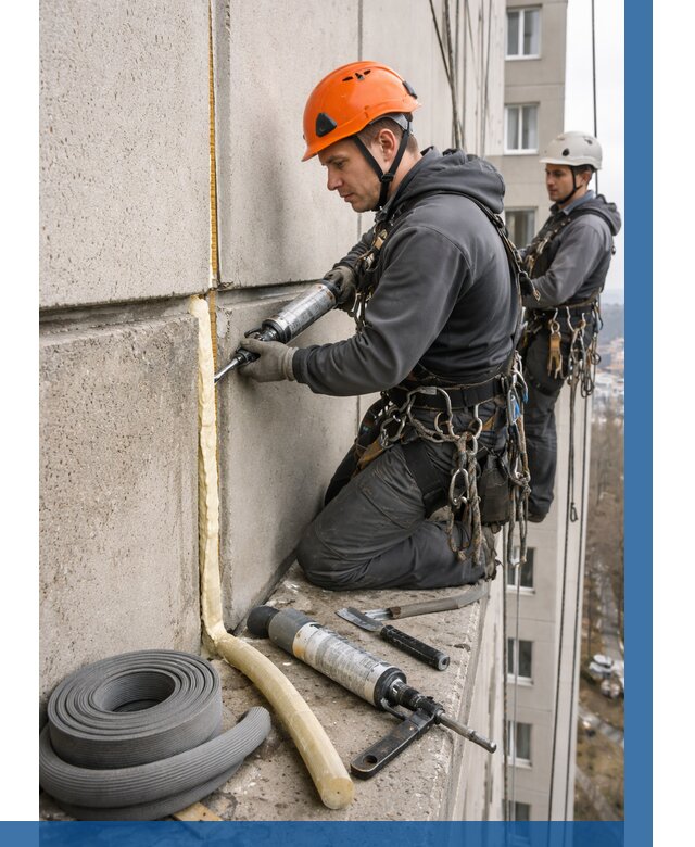 Теплый шов межпанельные швы в Когалыме от 724 р. | ВЫСОТНИК-Кгл