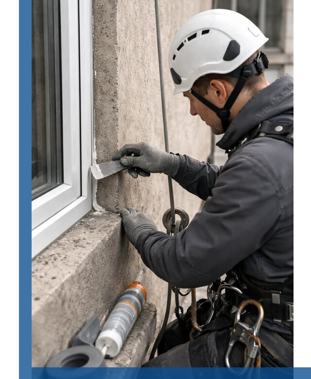 Герметизация монтажных швов окон в Когалыме с гарантией качества