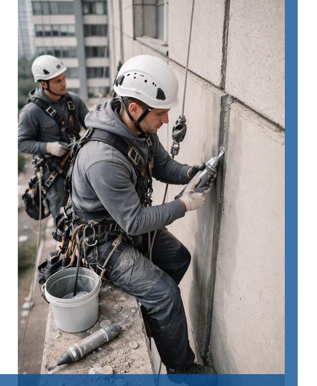 Ремонт деформационных швов здания в Когалыме от 1034 р. | ВЫСОТНИК-Кгл