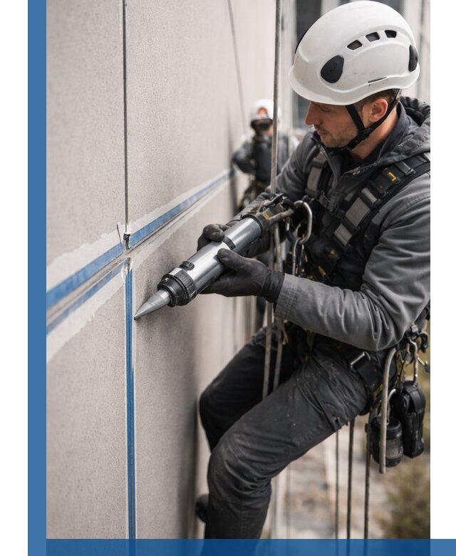 Герметизация стыков фасадных панелей в Когалыме качественно и быстро