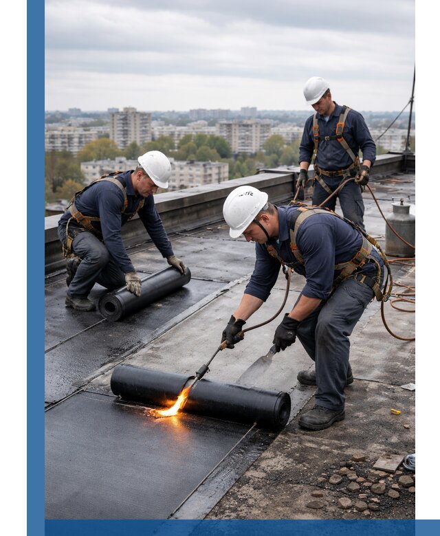 Ремонт наплавляемой кровли в Когалыме качественно и надежно