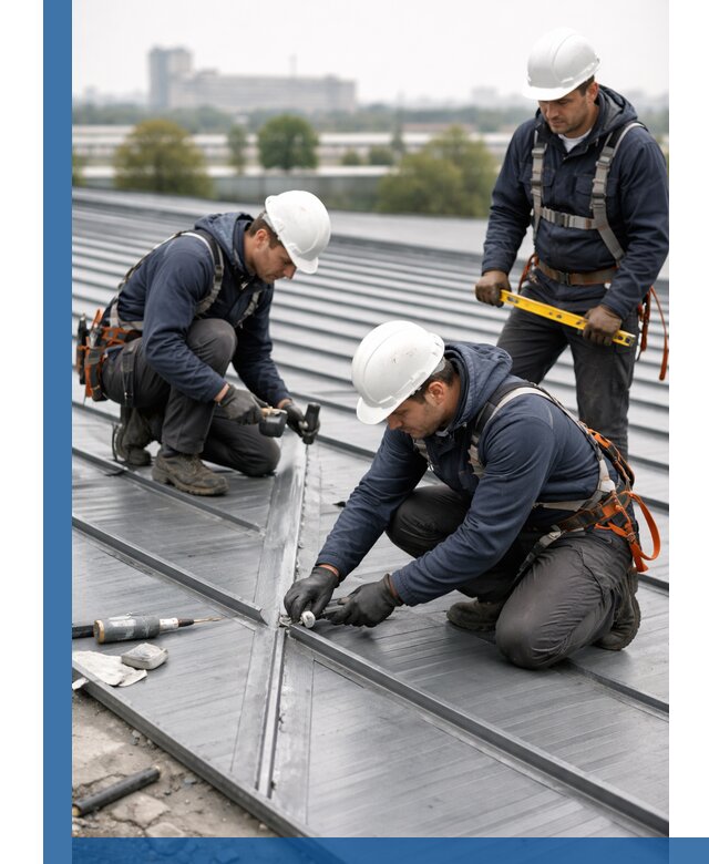 Ремонт фальцевой кровли в Когалыме срочно и качественно