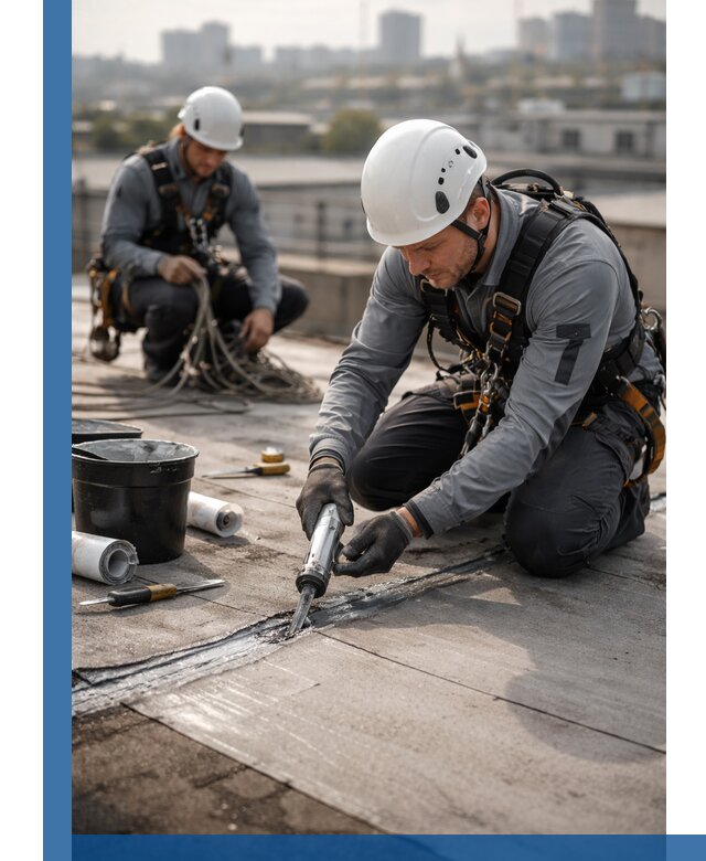 Аварийное и капитальное устранение протечек кровли в Когалыме