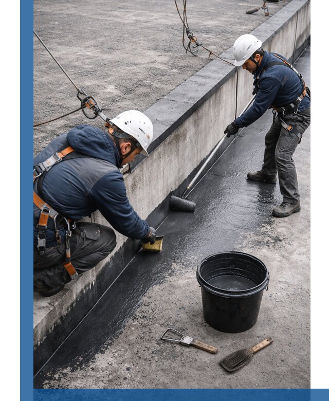 Гидроизоляция кровли жидкой резиной профессионально в Когалыме