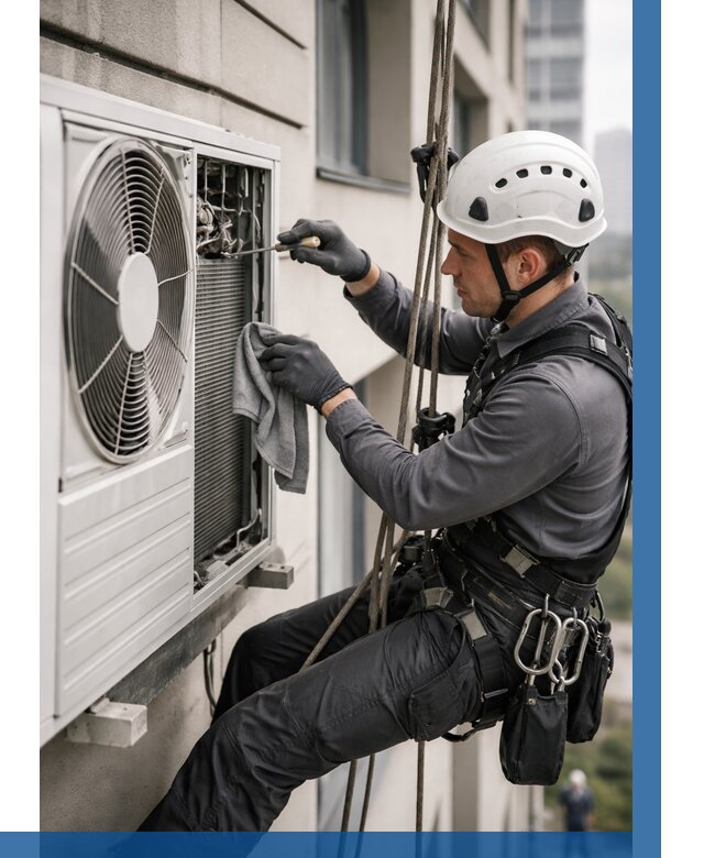 Обслуживание внешнего блока кондиционера в Когалыме от 2791 р.ВЫСОТНИК-Кгл