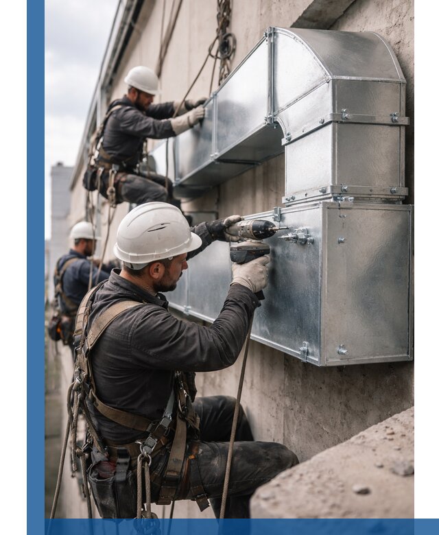 Профессиональный монтаж вентиляционных коробов в Когалыме под ключ