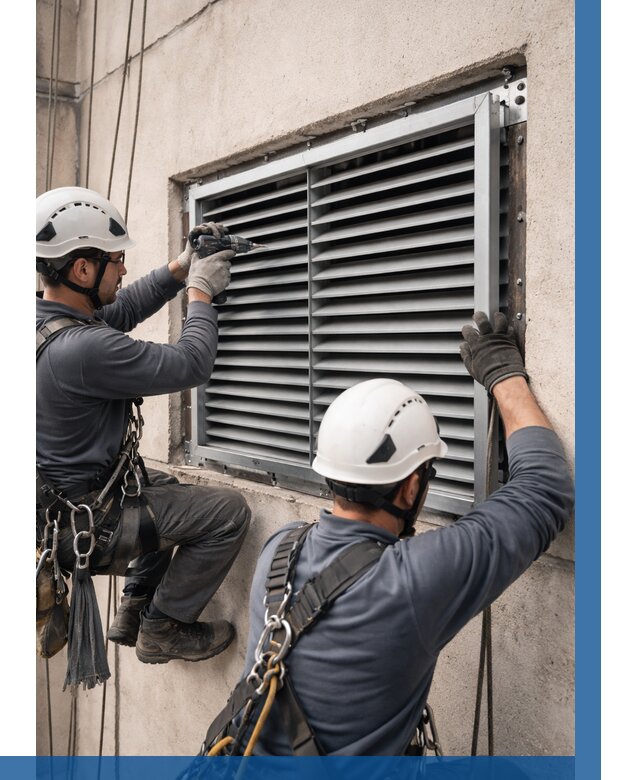 Монтаж вентиляционных решеток в Когалыме от 4652 р. | ВЫСОТНИК-Кгл