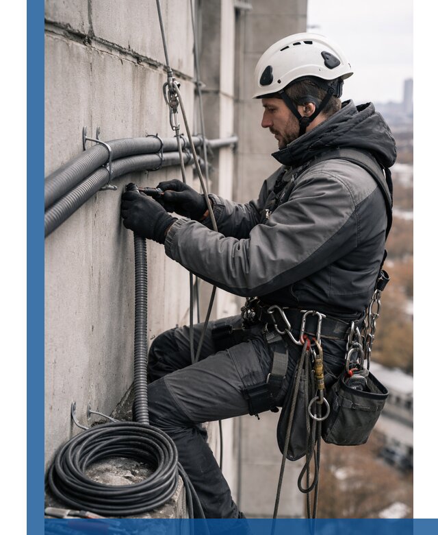 Профессиональный монтаж гофры для кабеля в Когалыме с гарантией