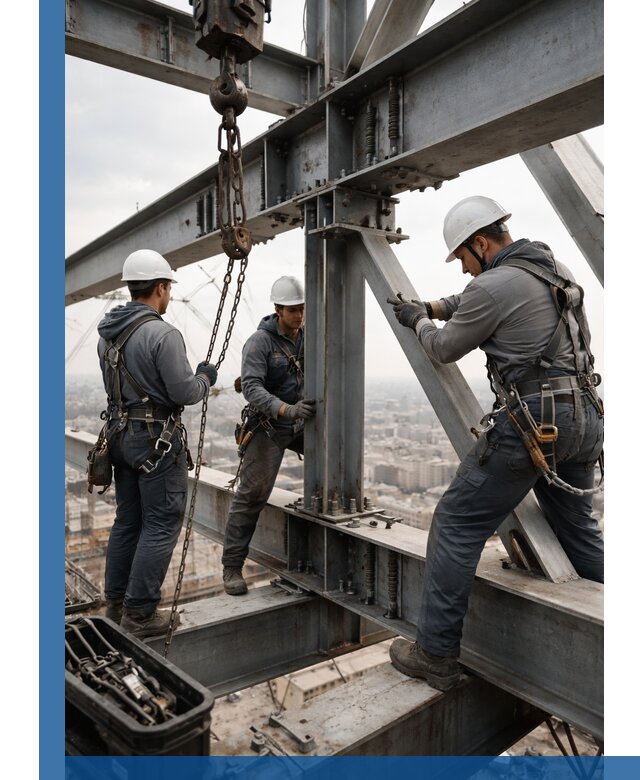 Профессиональный монтаж металлоконструкций на высоте в Когалыме