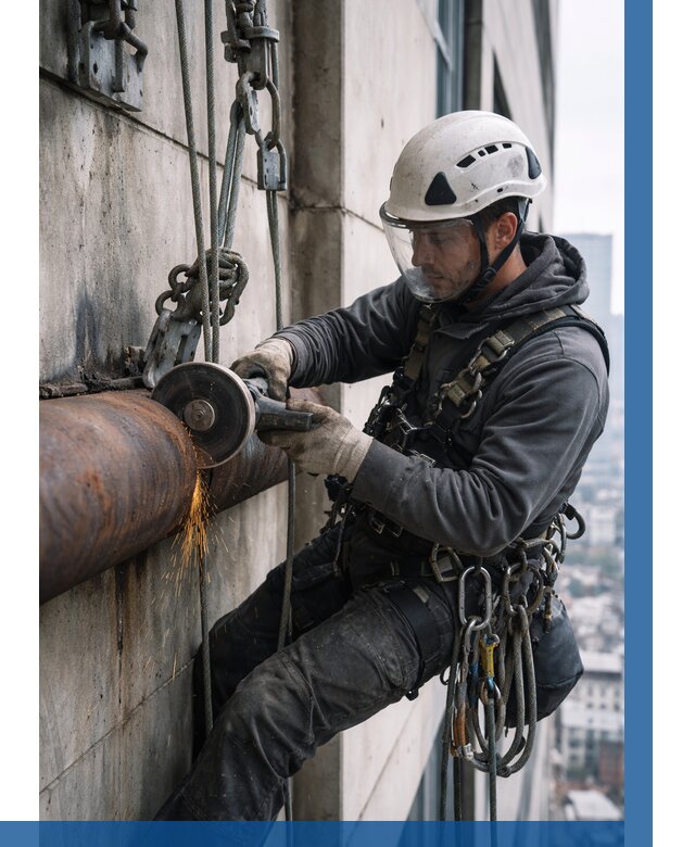 Резка металла на высоте в Когалыме по цене от 4652 р. | ВЫСОТНИК-Кгл