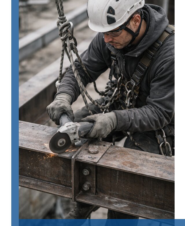 Резка металла на высоте в Когалыме для зданий и конструкций