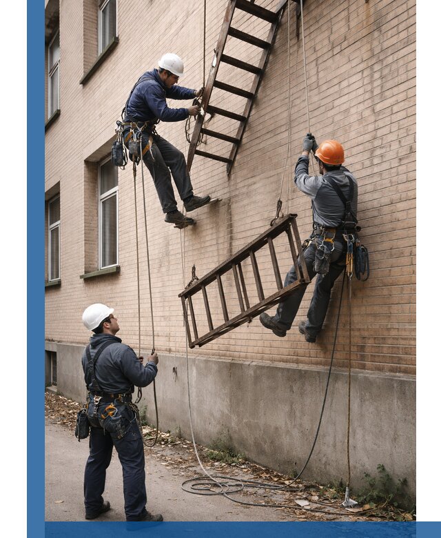 Демонтаж пожарной лестницы в Когалыме быстро и безопасно