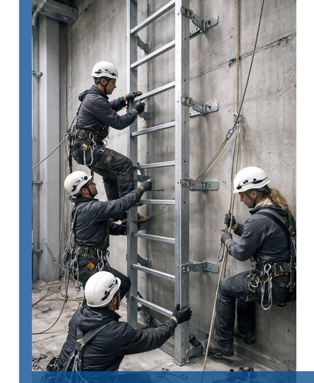 Монтаж металлических лестниц в Когалыме под ключ со гарантией