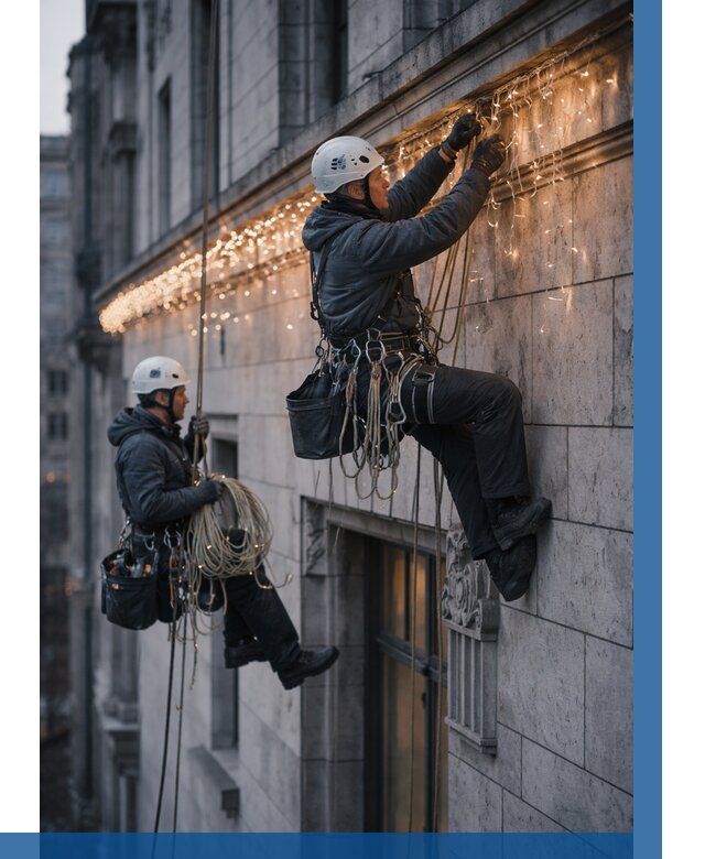 Монтаж новогодней иллюминации в Когалыме от 8787 р. | ВЫСОТНИК-Кгл