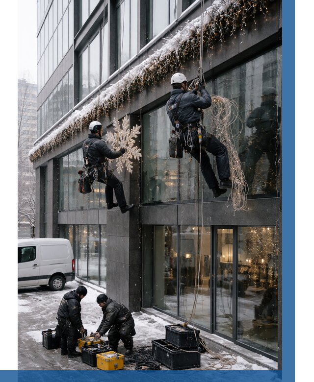 Демонтаж новогоднего оформления в Когалыме от 5686 р. | ВЫСОТНИК-Кгл