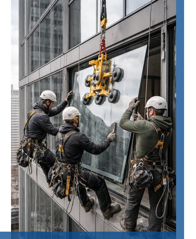 Фасадное остекление зданий под ключ в Когалыме от 10338 р. | ВЫСОТНИК-Кгл