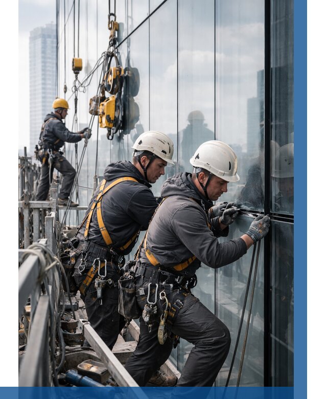 Структурное остекление фасадов в Когалыме от 9821 р. | ВЫСОТНИК-Кгл