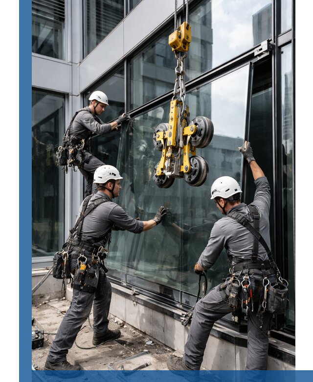 Структурное остекление фасадов в Когалыме монтаж и обслуживание