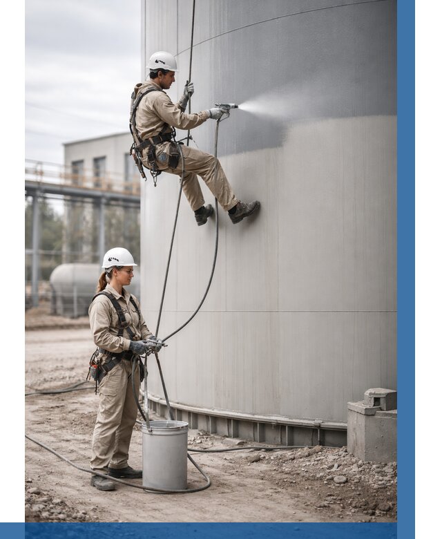 Покраска резервуаров в Когалыме от 1241 р. | ВЫСОТНИК-Кгл — заказать