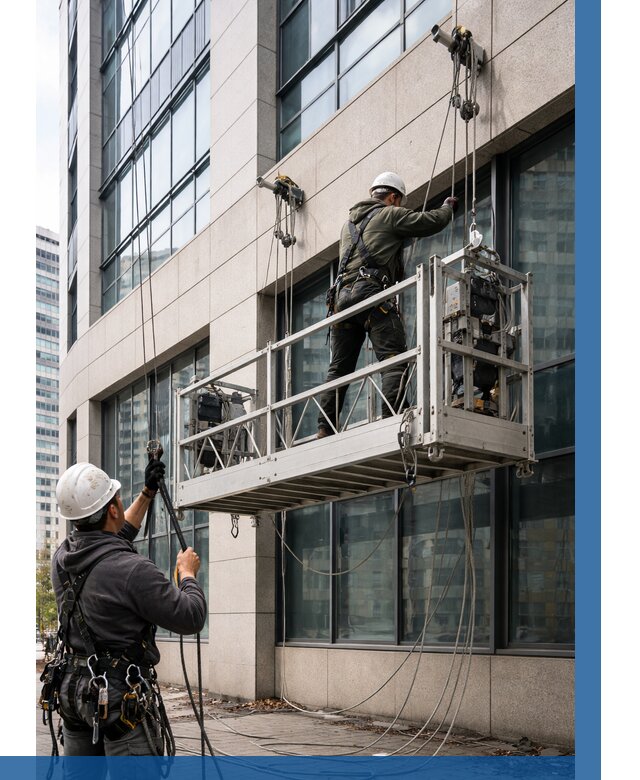 Монтаж и подъем фасадной люльки в Когалыме от 12406 р. | ВЫСОТНИК-Кгл