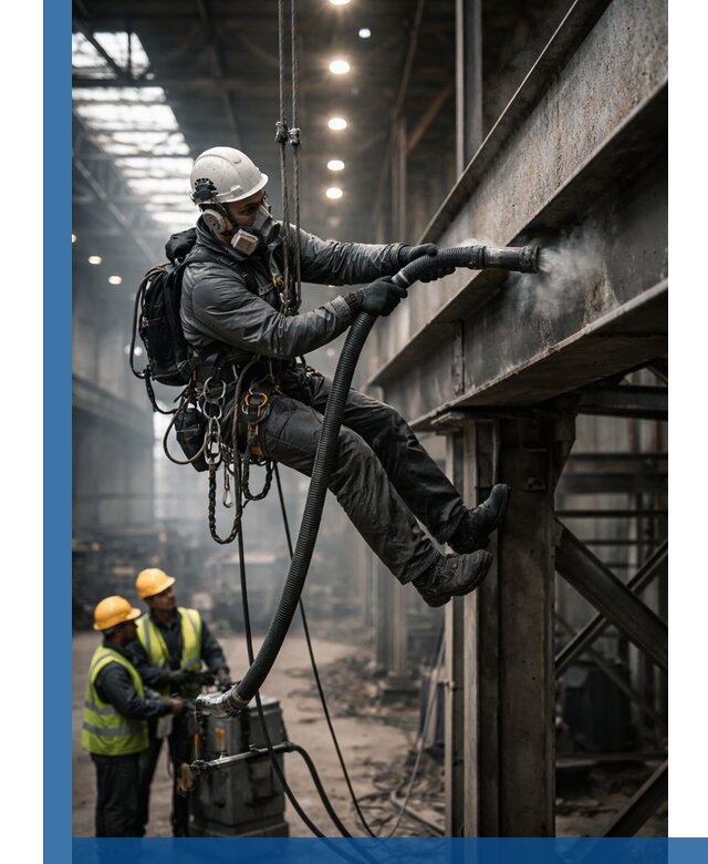 Обеспыливание конструкций в цехах промышленного производства в Когалыме