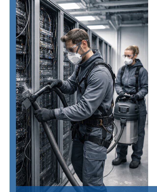 Обеспыливание серверной комнаты в Когалыме, профессиональная очистка