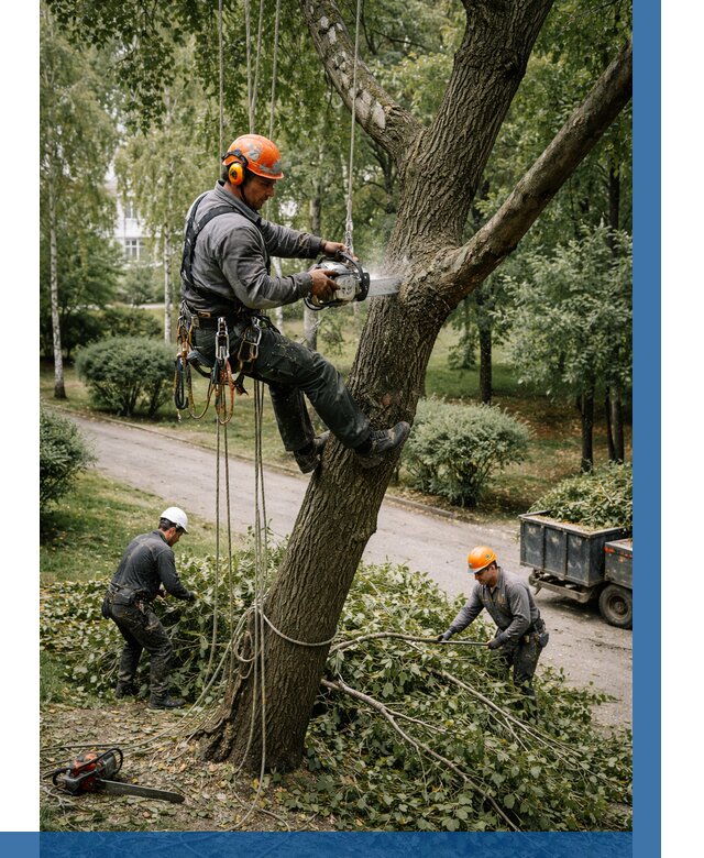 Кронирование деревьев в Когалыме от 6720 р. | ВЫСОТНИК-Кгл