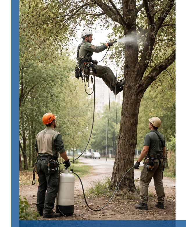 Обработка деревьев от вредителей в Когалыме профессиональная защита