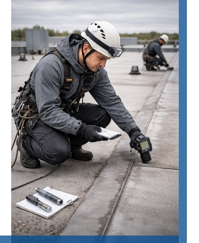 Обследование кровли на протечки в Когалыме от 4652 р. | ВЫСОТНИК-Кгл