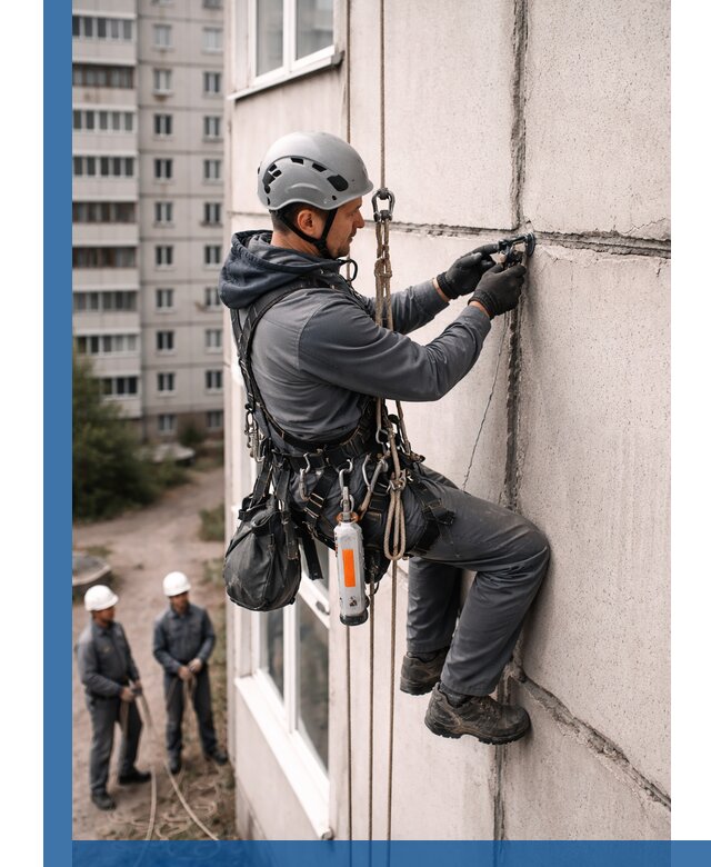 Обследование межпанельных швов и герметизация в Когалыме