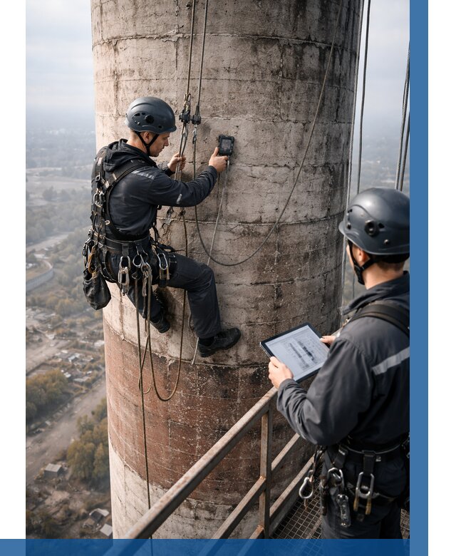 Обследование дымовой трубы в Когалыме от 8270 р. | ВЫСОТНИК-Кгл