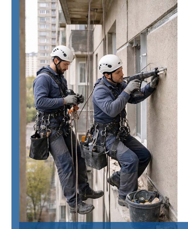 Промышленные альпинисты высотные работы и монтаж в Когалыме